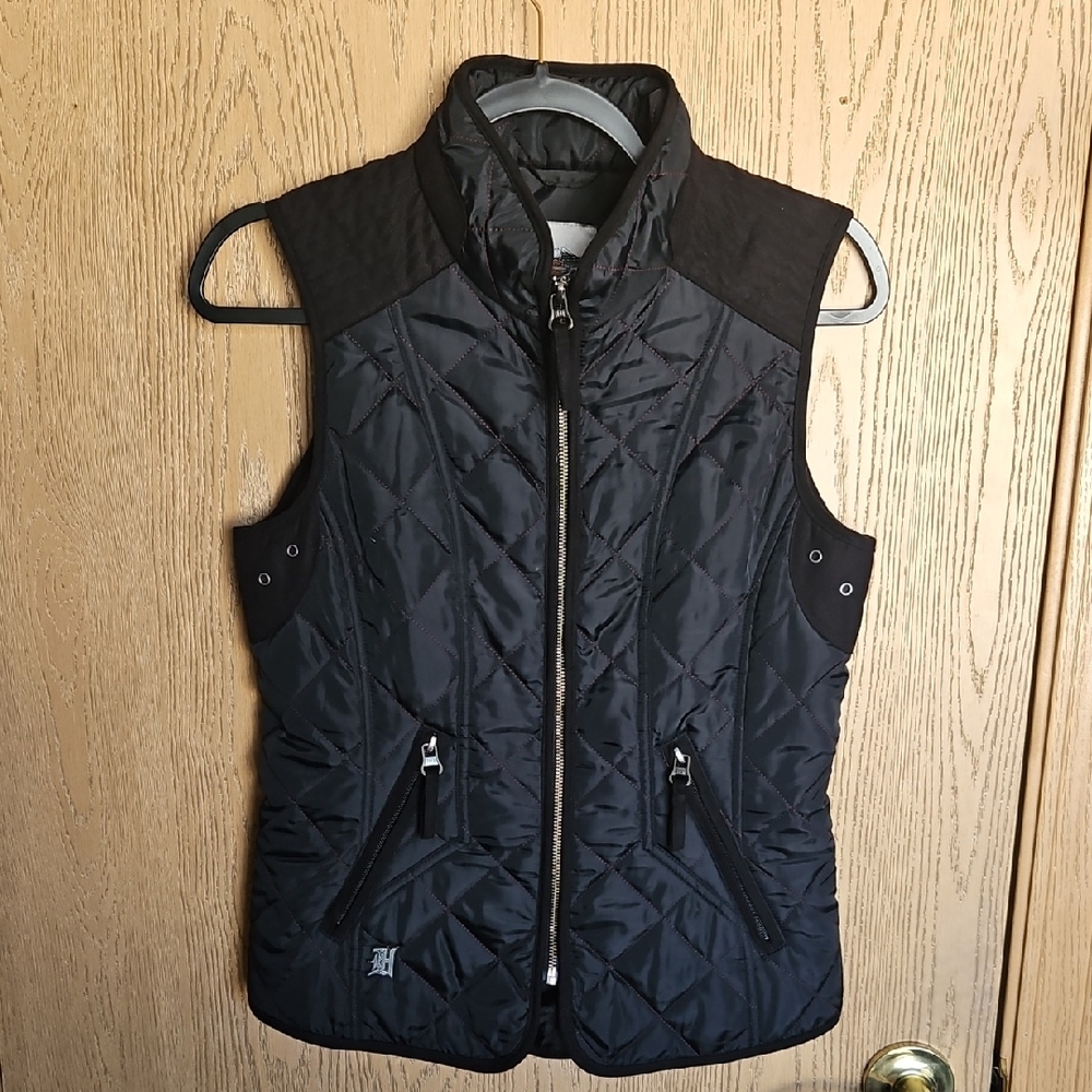 Harley Davidson Women's Black Quilted Vest - Picture 2 of 10